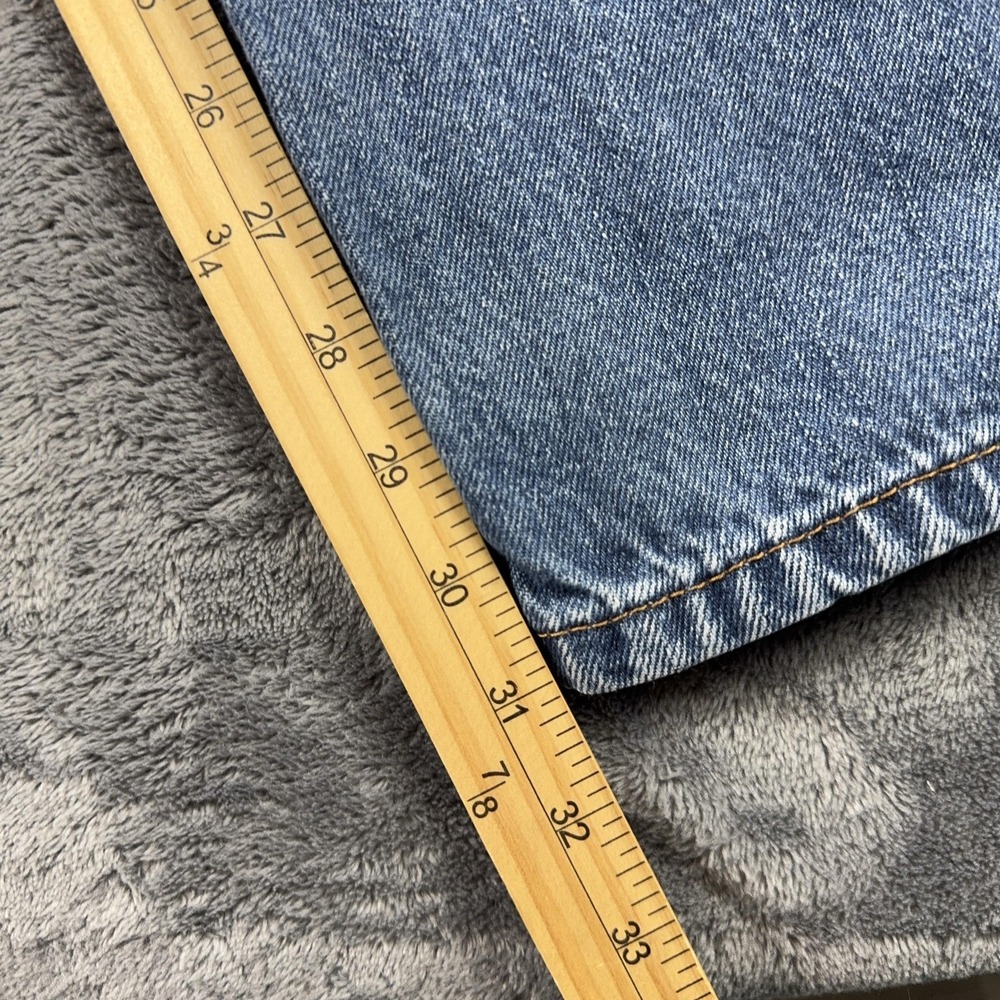 VTG Levis 550 Jeans Men 37x31 Blue Relaxed Fit Tapered Leg Denim Medium Wash Y2K - Picture 8 of 11